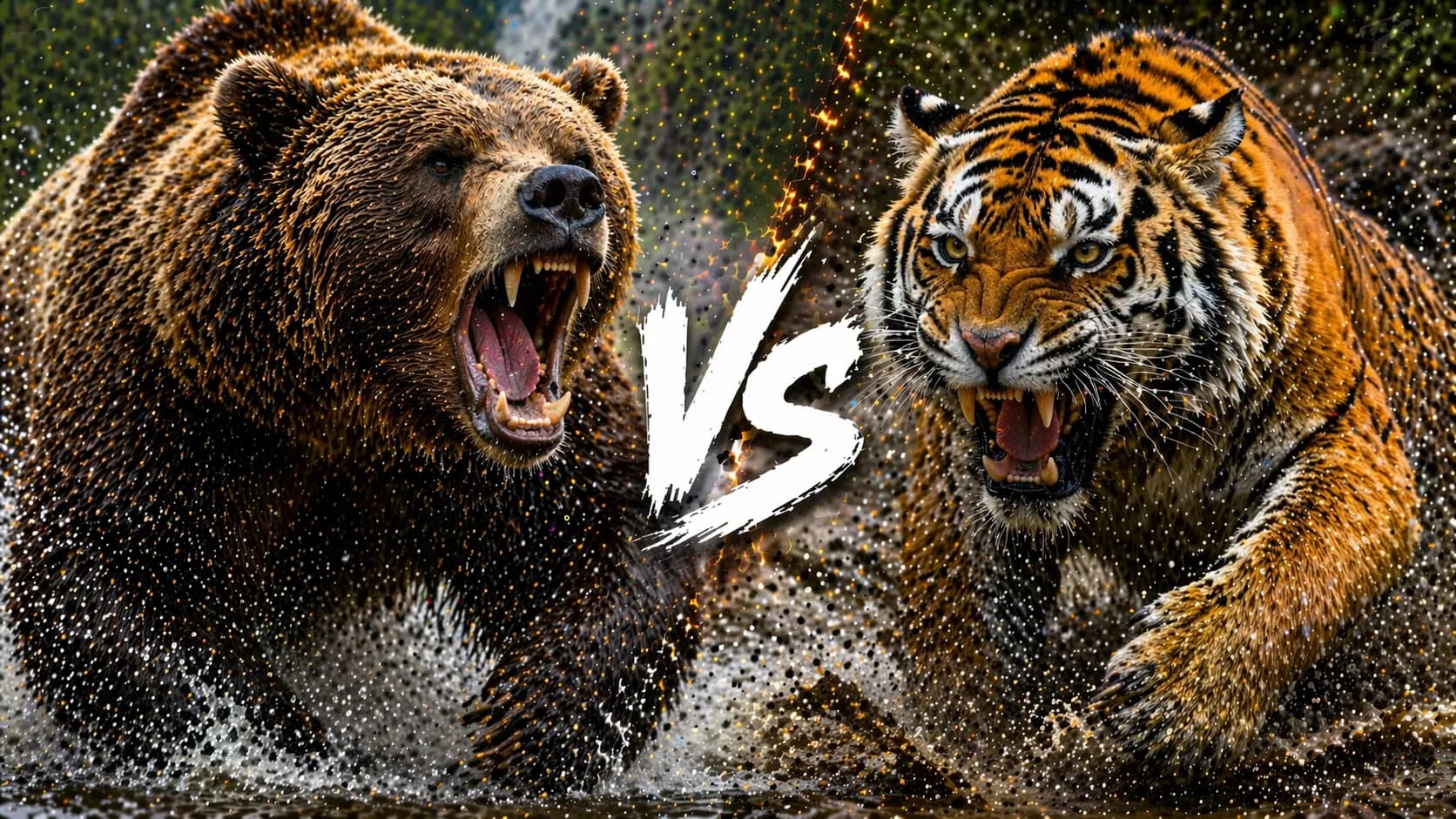 Grizzly Bear vs Tiger: Which Predator Has the Edge? comparison image on AnimalDex