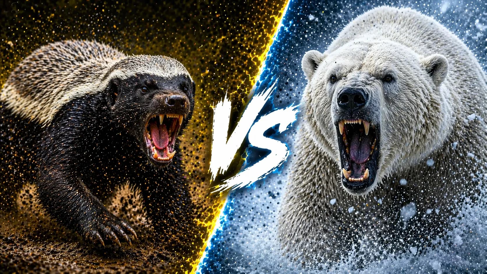 Honey Badger vs Polar Bear: Which Dangerous Mammal Has the Edge? comparison image on AnimalDex