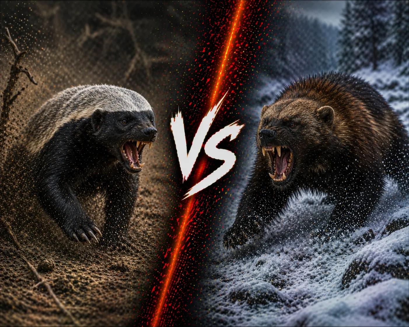 Honey Badger vs Wolverine: Which Tough Mammal Has the Edge? comparison image on AnimalDex