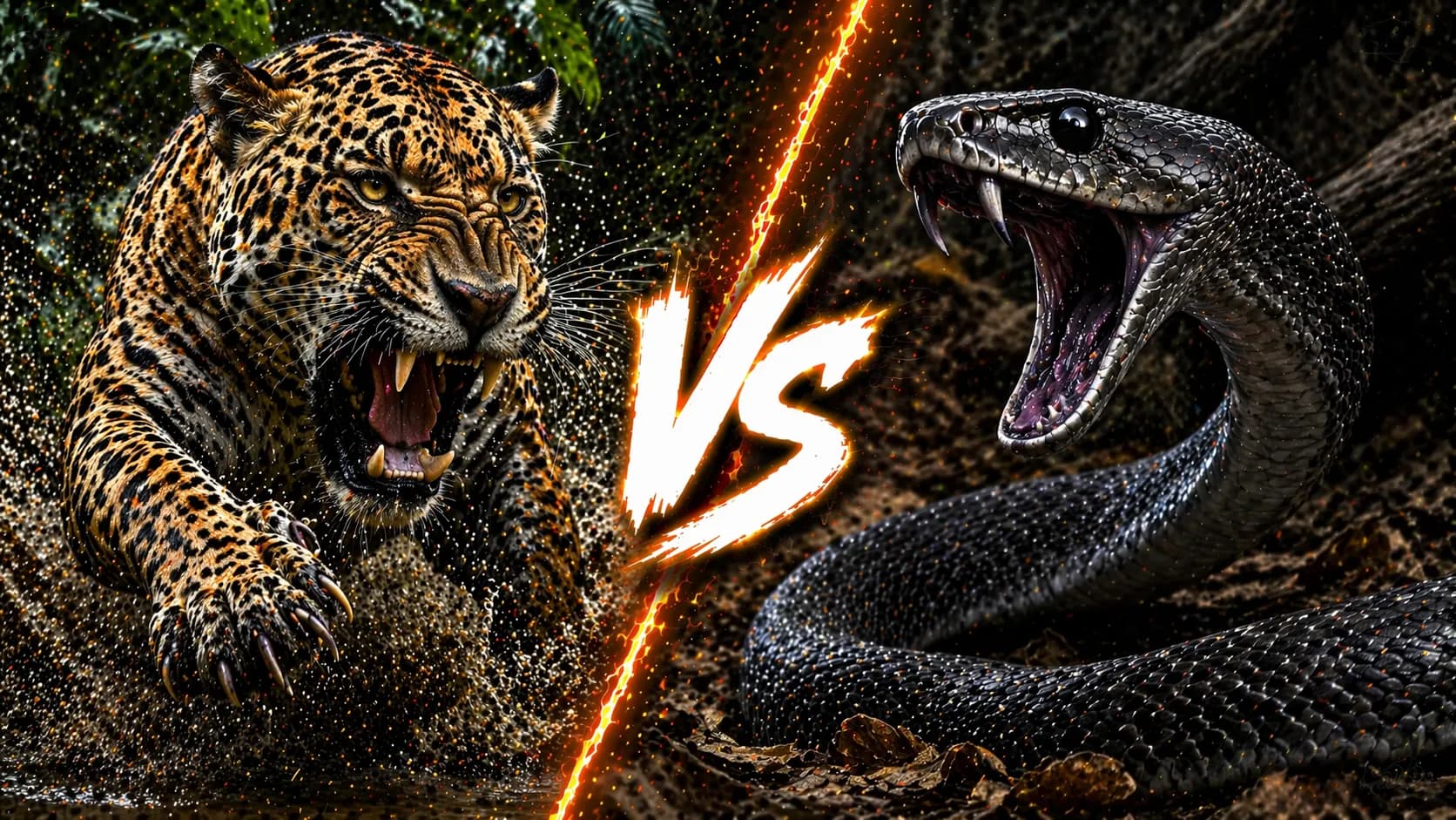 Jaguar vs Black Mamba: Which Dangerous Animal Has the Edge? comparison image on AnimalDex