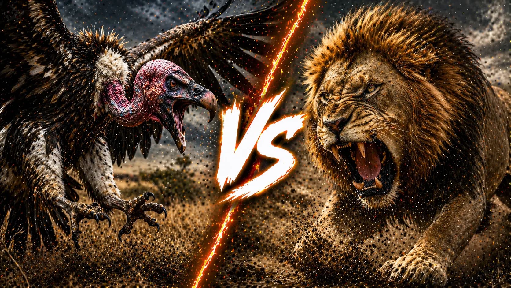 Lappet-faced Vulture vs Lion: Which Animal Has the Edge? comparison image on AnimalDex
