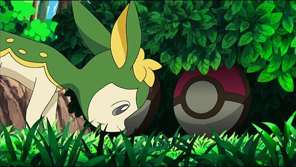 Pokemon TV image of Deerling used in the real-life Pokemon comparison list